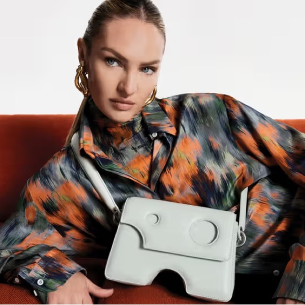 OFF WHITE Leather Burrow 22 Shoulder Bag - Picture 11 of 13